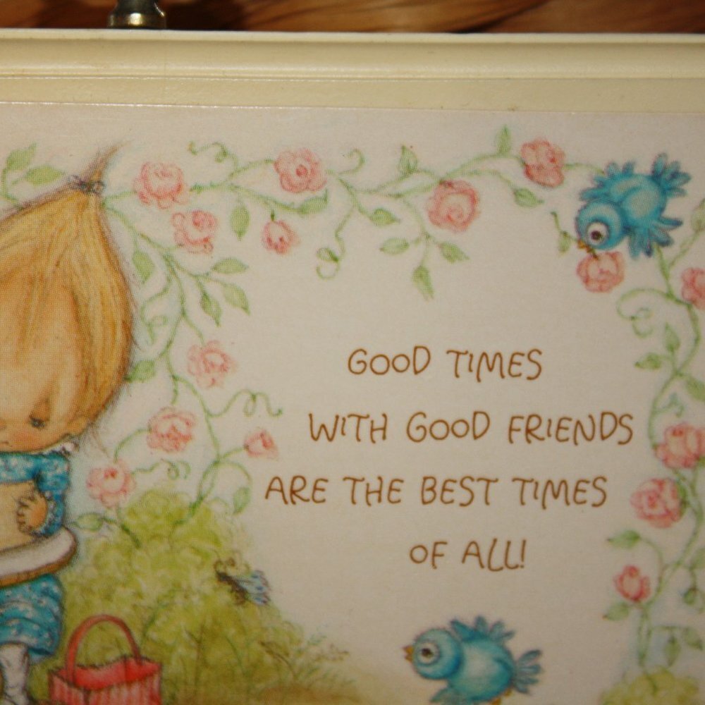 VINTAGE 1983 HALLMARK GOOD FRIENDS PLAQUE - Picture 3 of 8